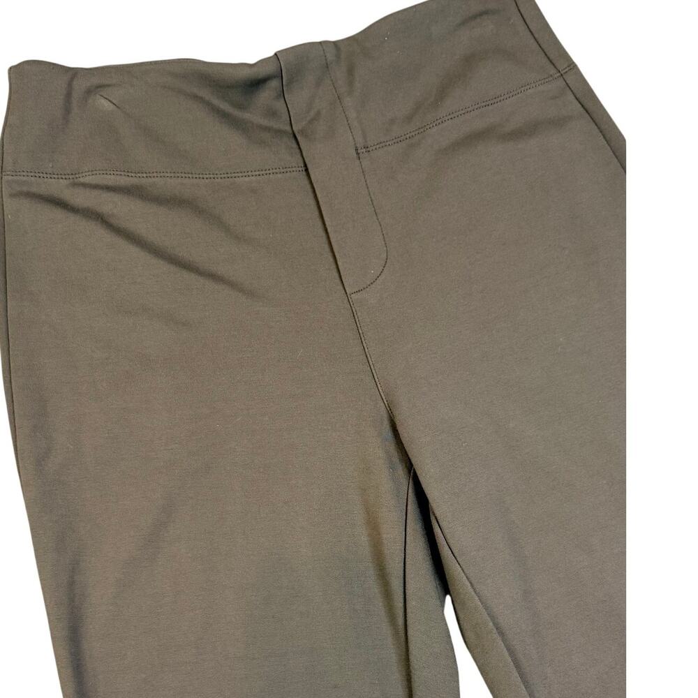 Halara Petite Medium Women Dark Gray Wide Leg Office Pull On Stretch Pants